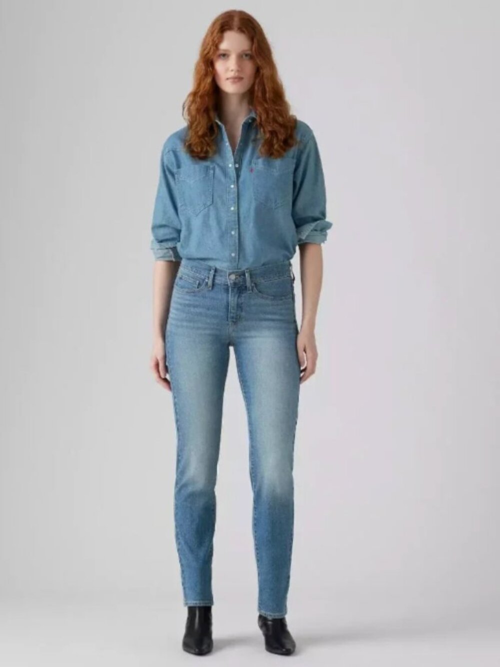 Levi's 314 Shaping Straight Women’s Blue Jeans 27x32